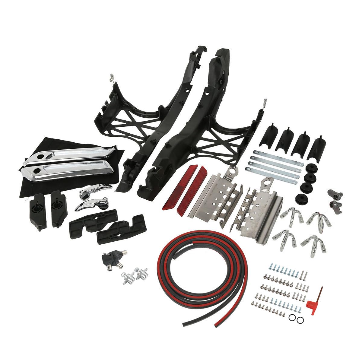 Amazon.com: TCT-MOTORPARTS One Touch Opening Saddlebags Hardware