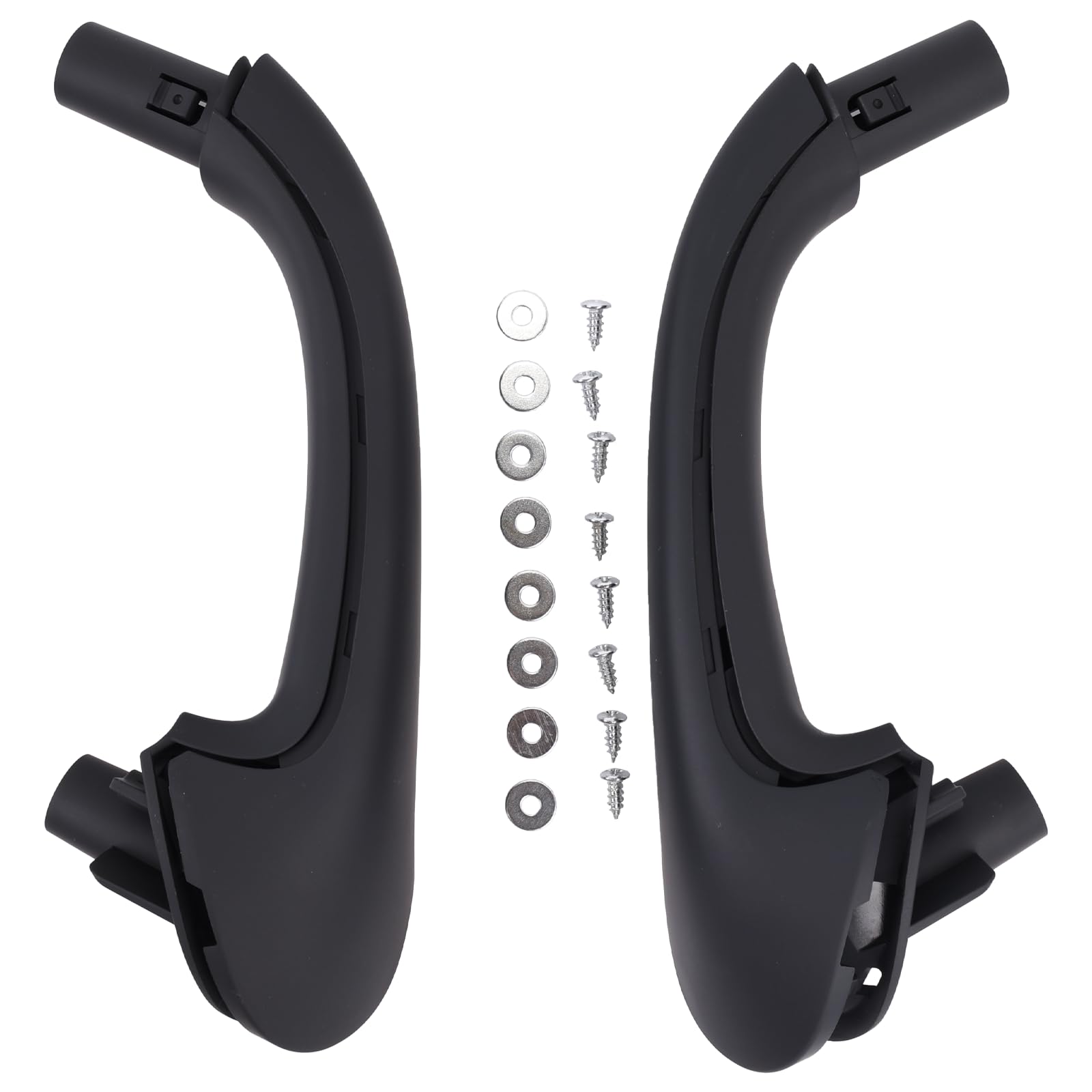 Uenopedin MJ Door Handle Inside Door Panel Front Left + Right Black Part Number 2038101551 2038101651 Suitable for Mercedes W203 C230 C240 C280 C320 C350 C32/C55 AMG