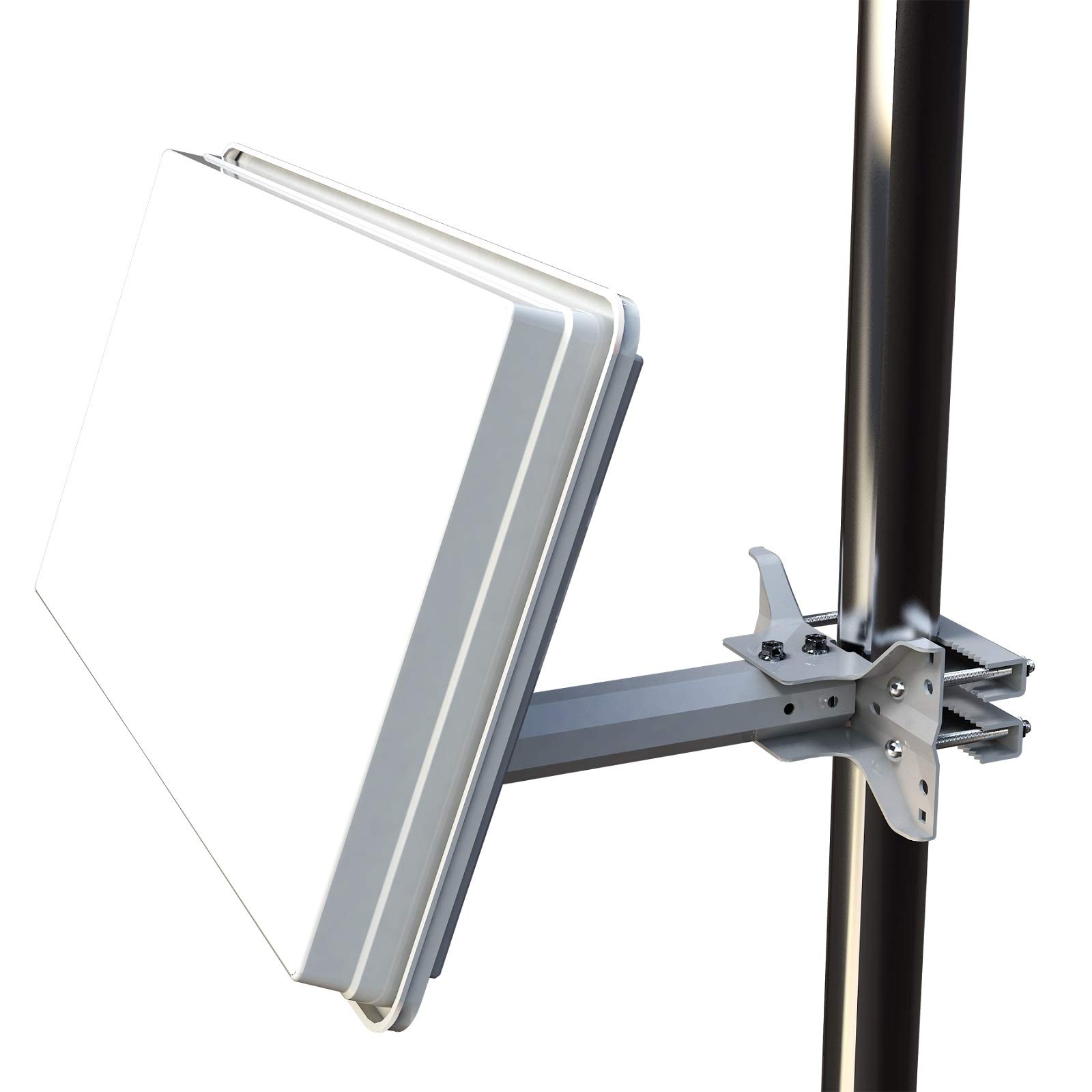 Set: SELFSAT H30D4+ Flachantenne + Fensterhalterung + Megasat Multischalter 5/8 (Full HD 4K UHD Sat Anlage für bis zu 8 Teilnehmer)