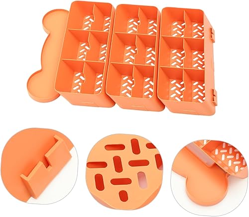 Miniatura 4 de ABOOFAN Caja de almacenamiento de calcetines, organizadores de armario y almacenamiento para colgar ropa interior, divisores de ropa interior,