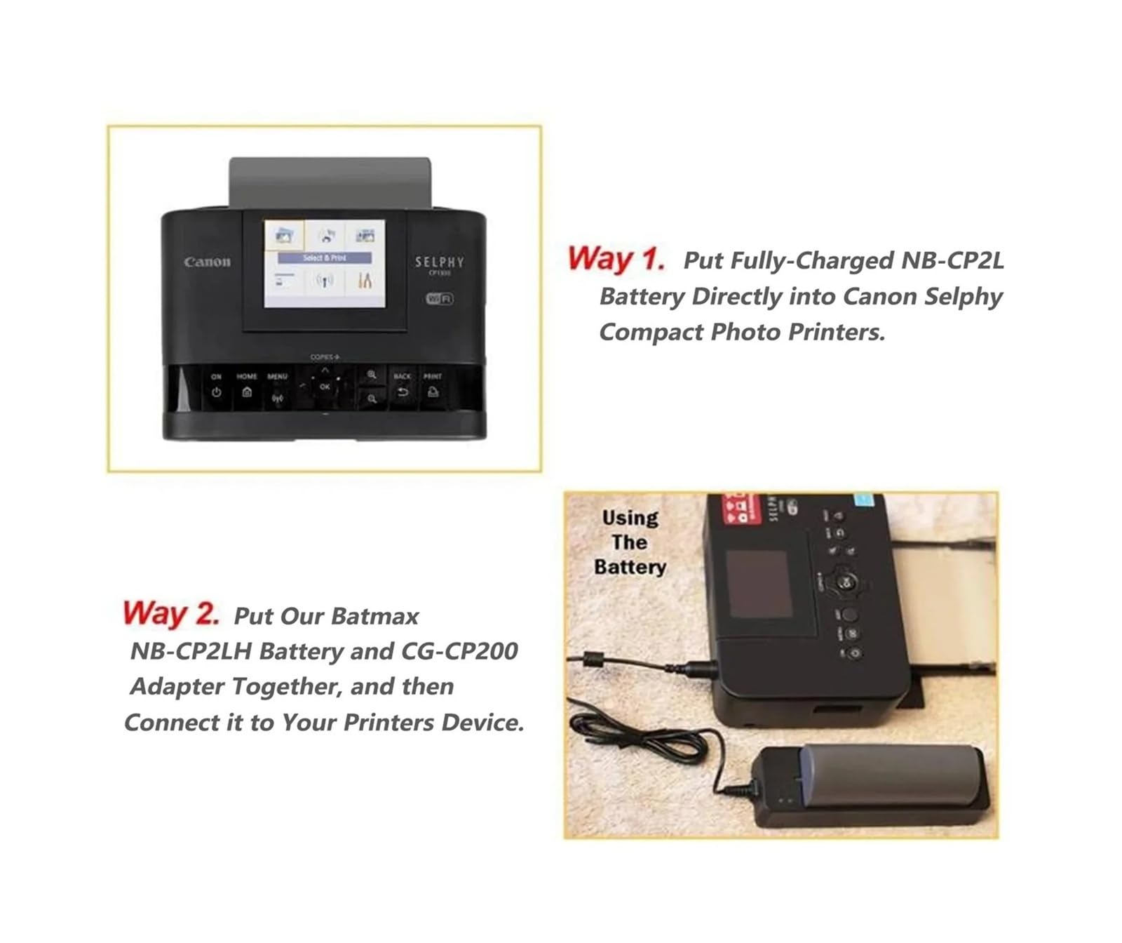 Amazon.co.jp: NB-CP2LH NB-CP2L バッテリー+充電器キット Canon