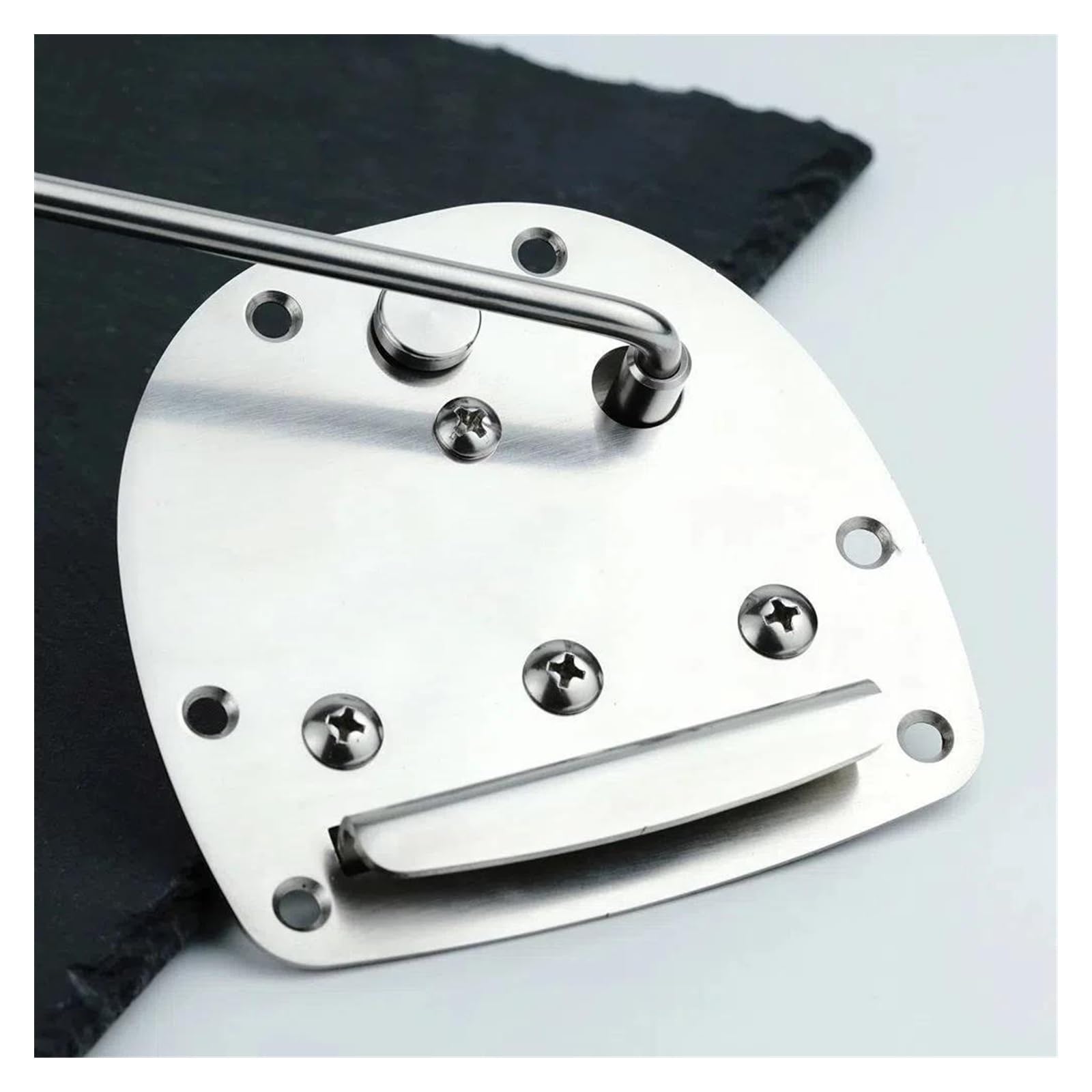 Mostek Tremolo Do Gitary Ze Stali Nierdzewnej Płyta Ze Strunami Akcesoria Do Instrumentów