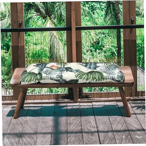Coussin de jardin imperméable 2 places matelas pour banc extérieur lavable et résistant aux UV