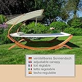 ampel 24 doppel xxl gartenliege seitenansicht