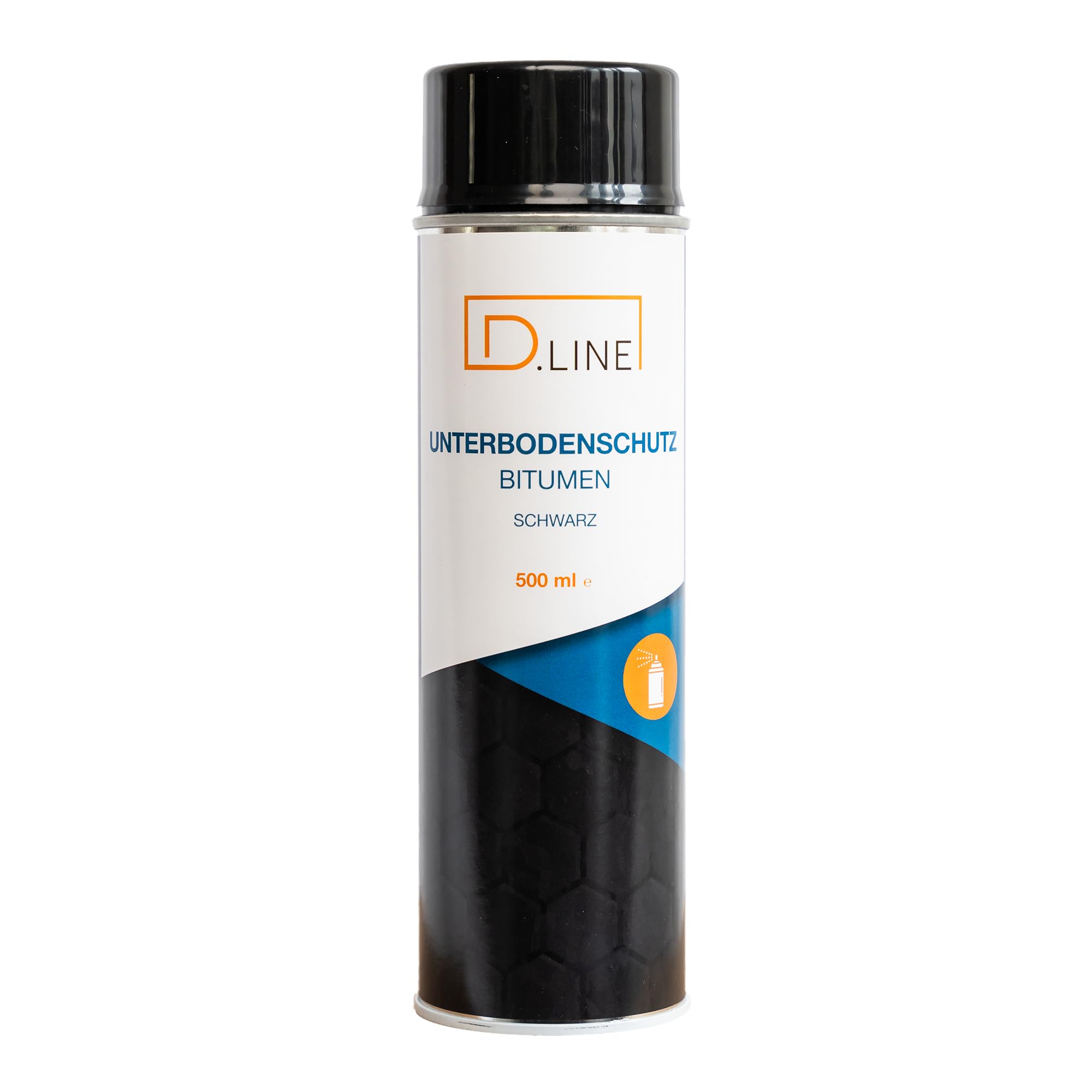 D.LINE Unterbodenschutz UBS Bitumen schwarz 500 ml Sprühdose (1x 500ml)
