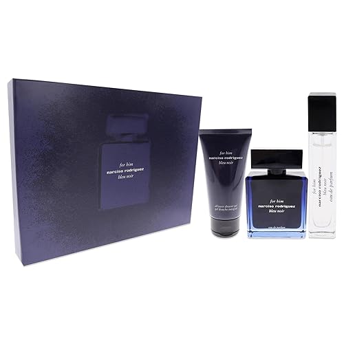 Miniatura 2 de Narciso Rodriguez Bleu Noir - Juego de 3 piezas para hombre (Eau de Parfum Spray de 3.4 onzas + gel de ducha completo de 1.6 onzas + Eau de Parfum