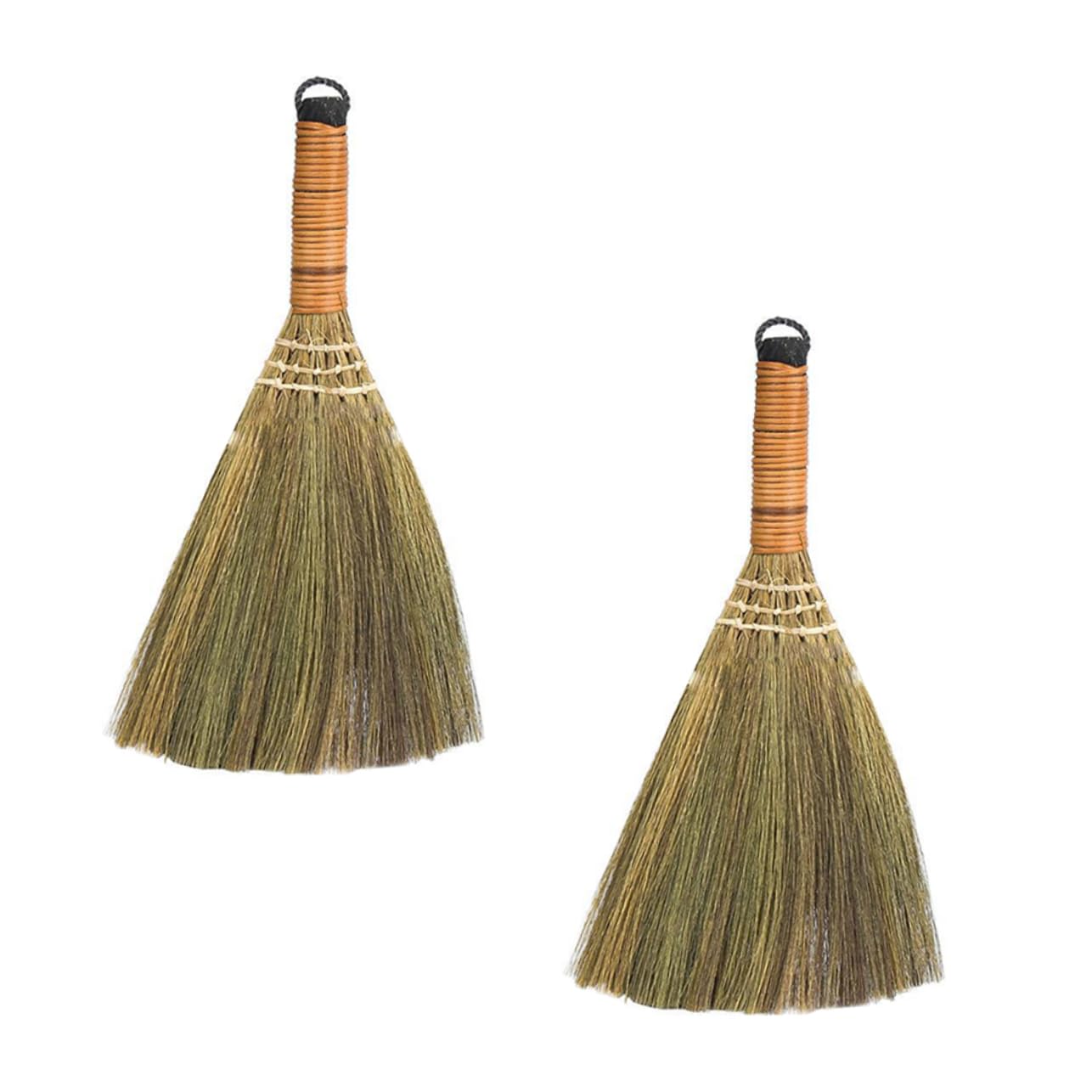 HAPINARY 2Pcs Broom Tool for Home Cleaning Compact Design for Dust and Small Debris Durable Natural Material for Tables and Walls Household Cleaning