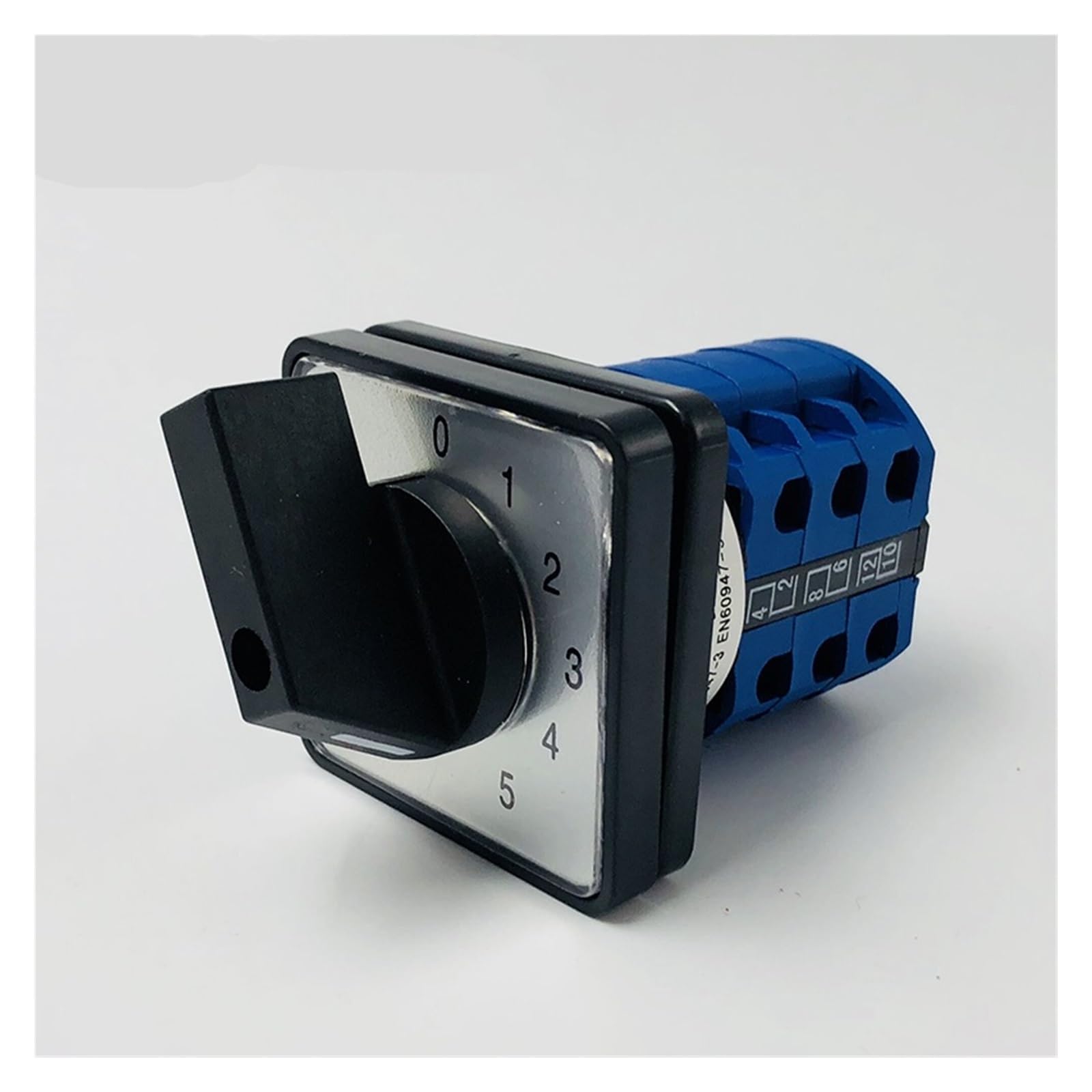 QRUYHBAJU YMW26-20/3 Rotary Switch 6 Postion 690V 20A 3 Poles Universal Changeover Cam Main Switches Silver Contact Circuit Control LW26