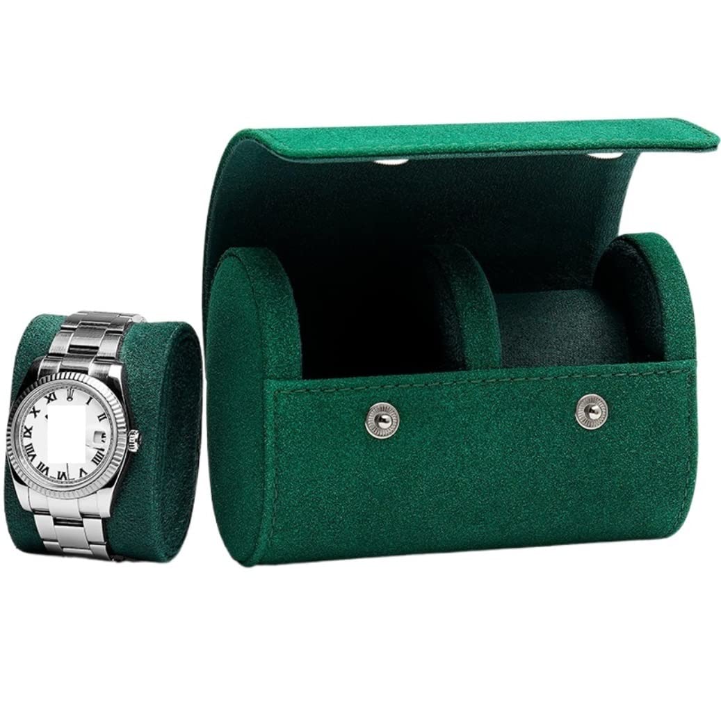 ANVLOJRIH KYUSAR Watch Box Watch Organizer Watch Storage Watch Box Watch Case Organizer Beautiful Display Case Storage Box For Watch Jewelry Watch Case Watch Holder (Blue : C, Size : 2 Slots)