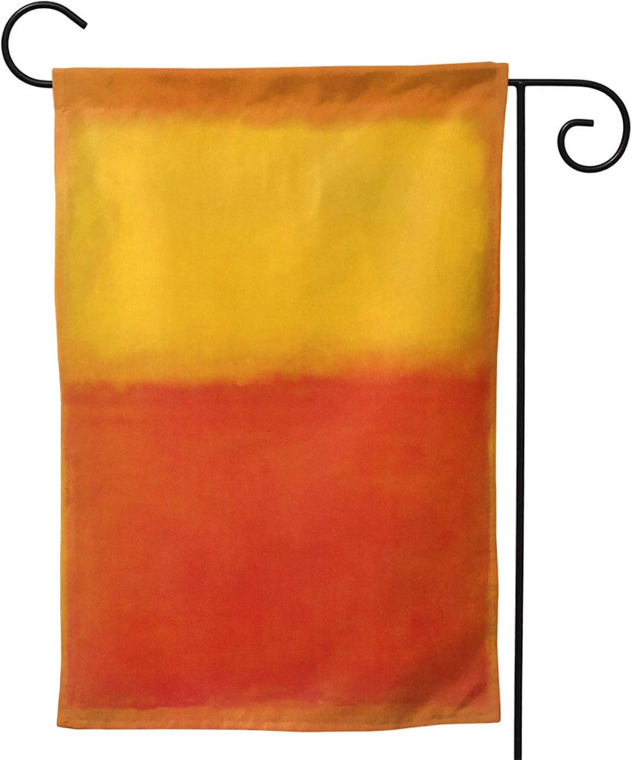 Orange And Yellow Pattern Double Sided Garden Flag for