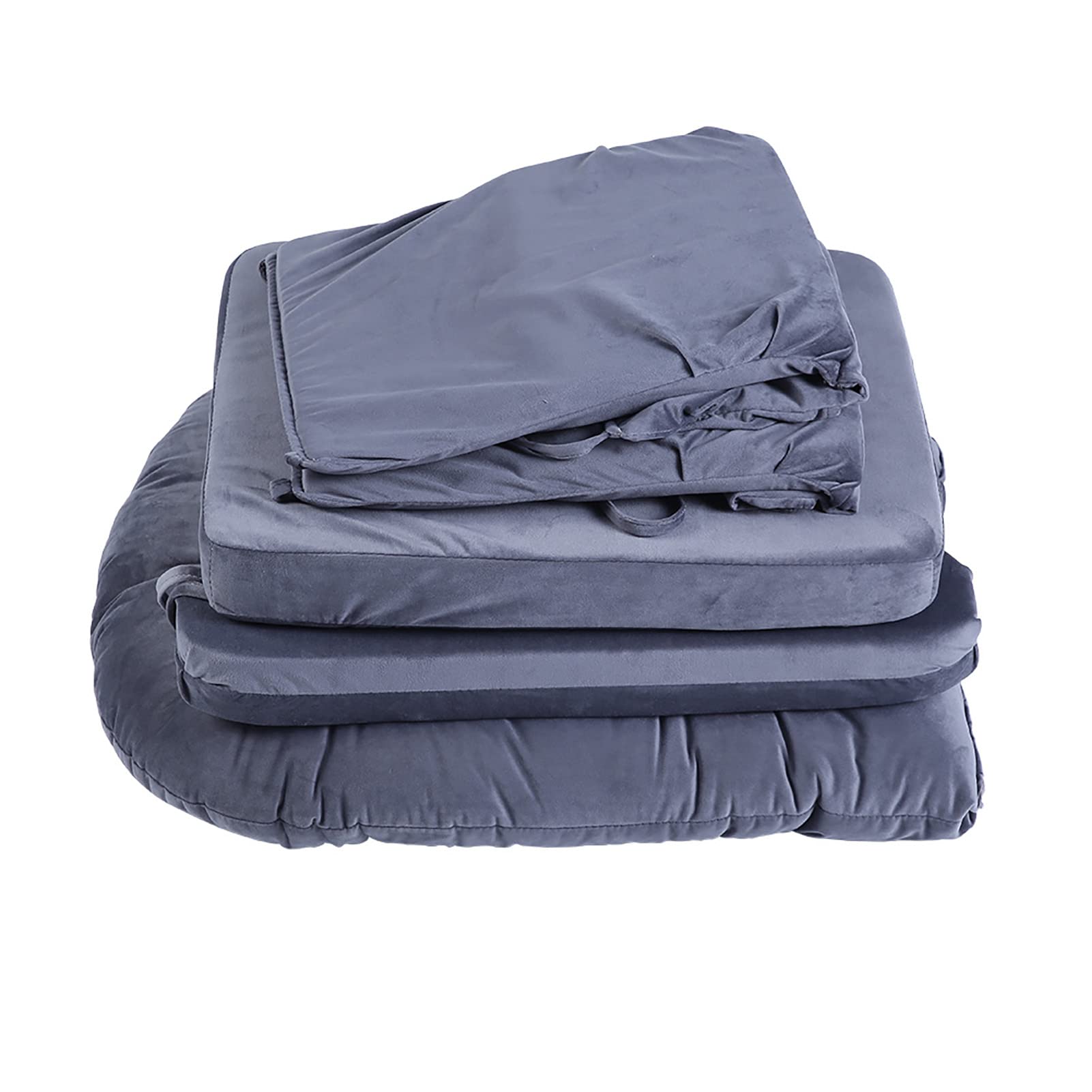 Haofy Cojín de Silla de Algodón de Terciopelo Suave, Ajuste 100% Cómodo con Cierre de Gancho y Bucle para Sillas de Madera Dura, Mecedoras, de Comedor
