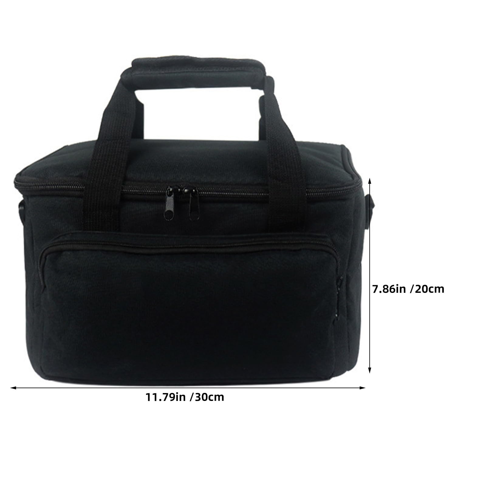 ibasenice Borsa per il trasporto di una stazione di alimentazione portatile - Custodia con cerniera per alimentatori da esterno - Borsa da viaggio con tasche multiple per campeggio e viaggi in auto