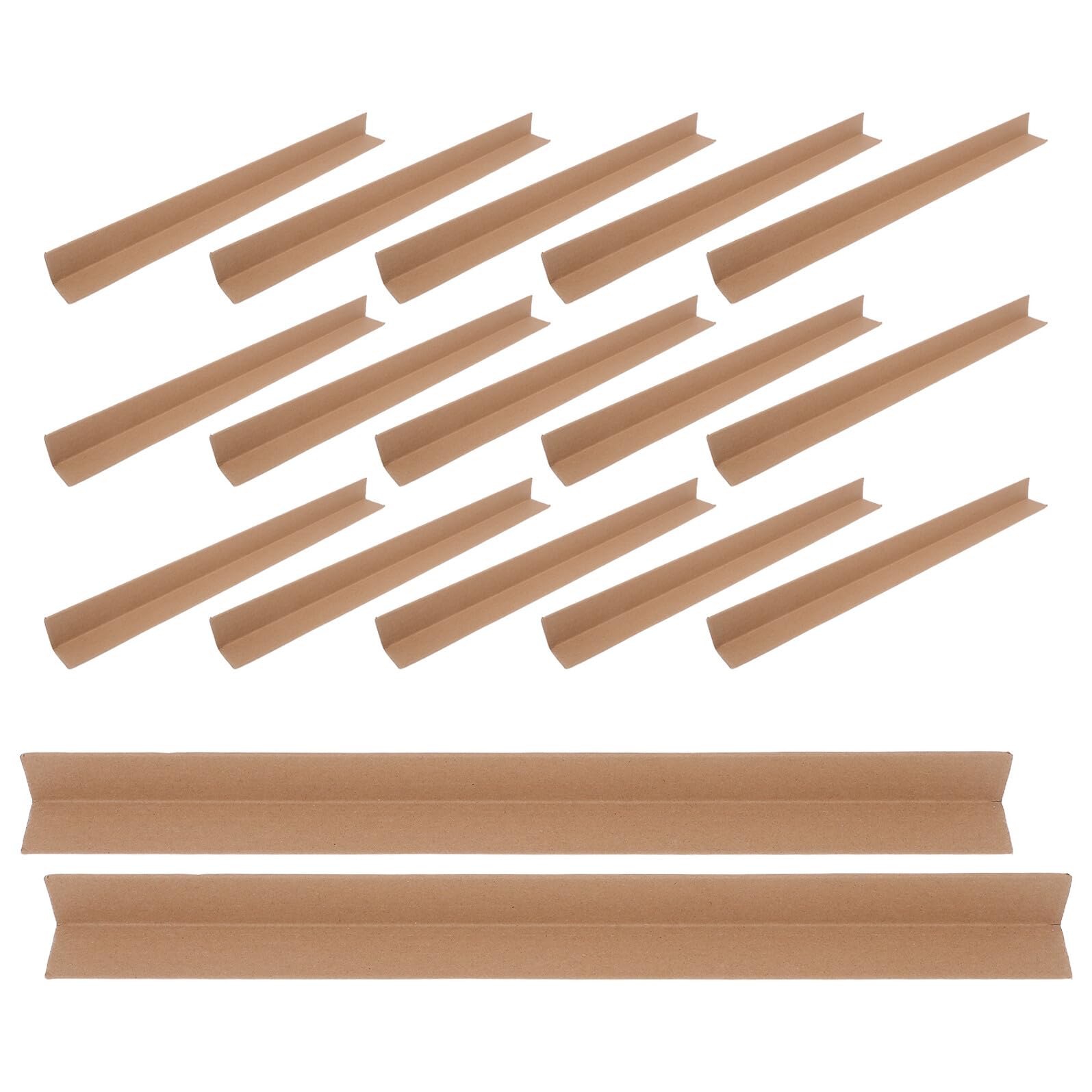 Protections D'angle en Papier Renforcé Adaptation Polyvalente 20 Pièces pour Cartons et Meubles pour Déménagement et Gestion de Stock