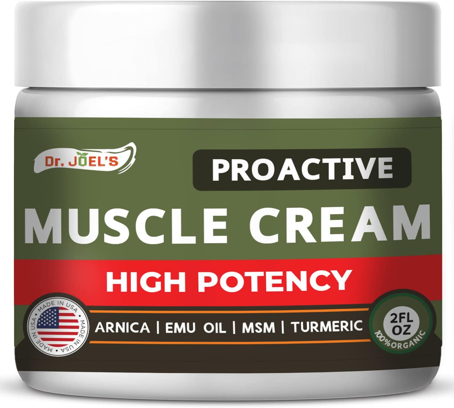 Proactive Pain Relief Cream - 30,000 MG - Maximum Strength Muscle, Joint & Arthritis Relief Cream - Made & 3rd Party Tested in USA