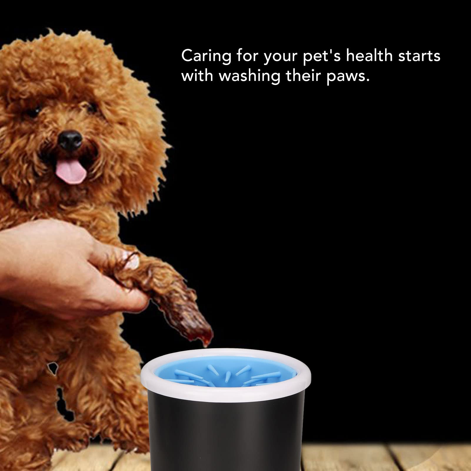 Nettoyeur Automatique de Pattes de Chien, Laveuse de Pattes de Chien Rapide et Efficace, Nettoyeur de Pattes D'animaux de Compagnie, Machine de Nettoyage de Pattes de Chien,
