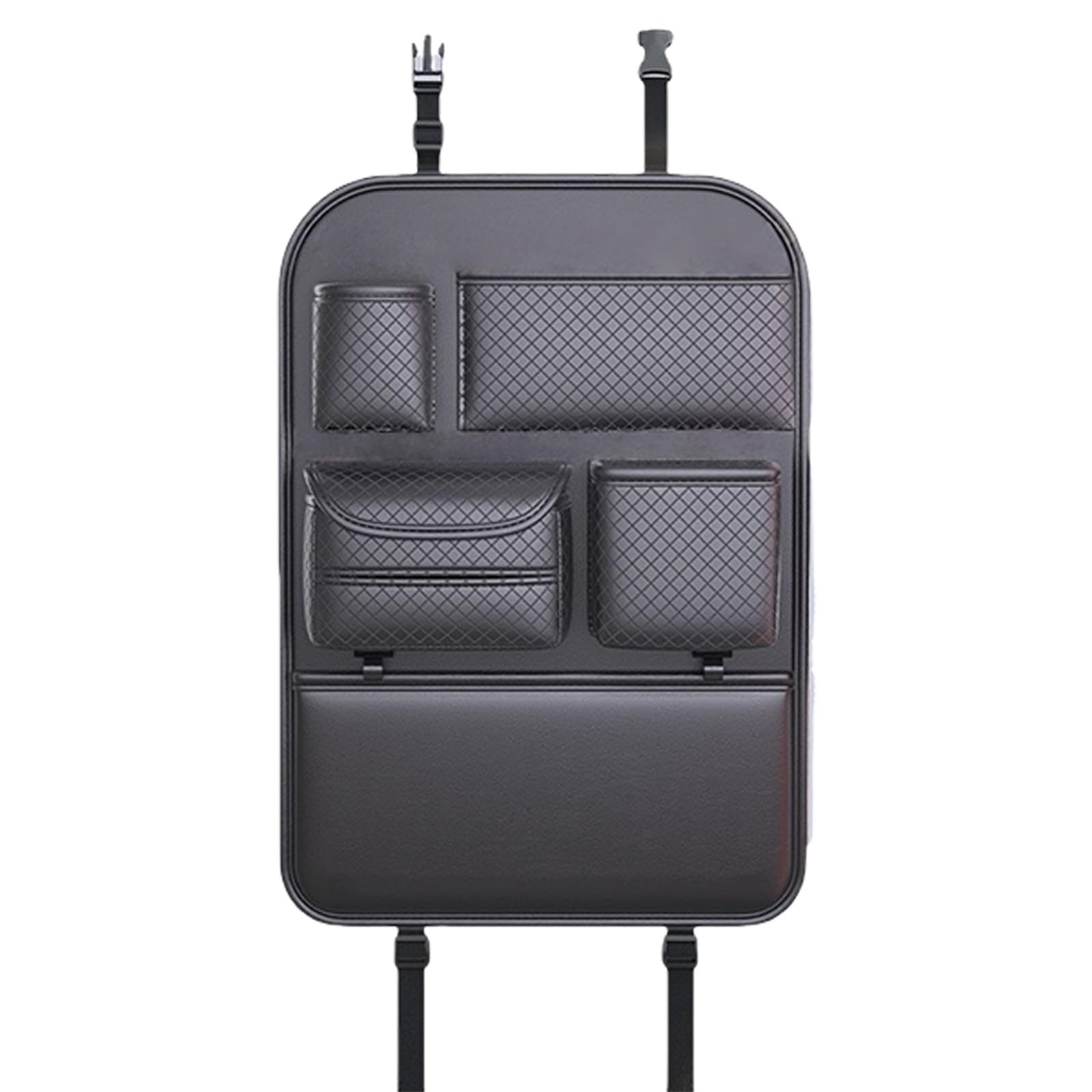 HDOYTXXM Multifunctional Backseat Storage Pocket Kick Mat Back Organizers Multiple Compartment Storage Bag Back Organizers
