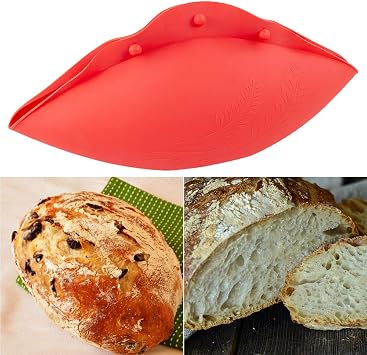 Kamehame Silicone Bread Bowl, Loaf Pan, Microwave Vegetable Steamer, No Knead Bread Bowl, BPA Free, Baking Bowl Dough For Sourdough Lame Bread