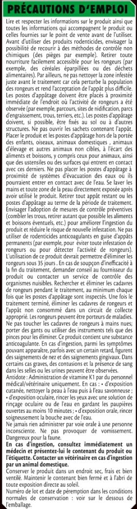 KB HOME DEFENSE RATPAT Pâtes Anti-Rats 150g - 15 pâtes prêtes à l'emploi - Action radicale - Actif dès la première Ingestion - pour lieux secs et humides