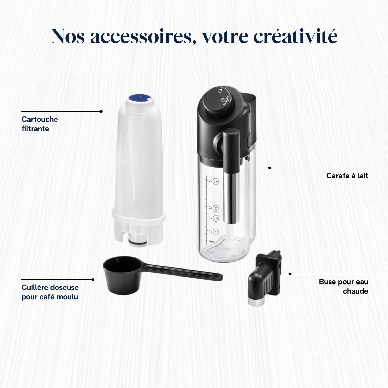 De’Longhi Magnifica Start - Perfetto Machine à Café Automatique avec LatteCrema Mousseur à Lait Automatique, 5 Boissons Enregistrées, Commandes Soft Touch, Noir (ECAM222.91.B)