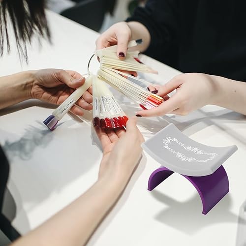 Miniatura 3 de Beaupretty - Cojín de manicura para manos con forma de U, cojín profesional para el reposamuñecas, mesa de escritorio, herramienta de manicura,