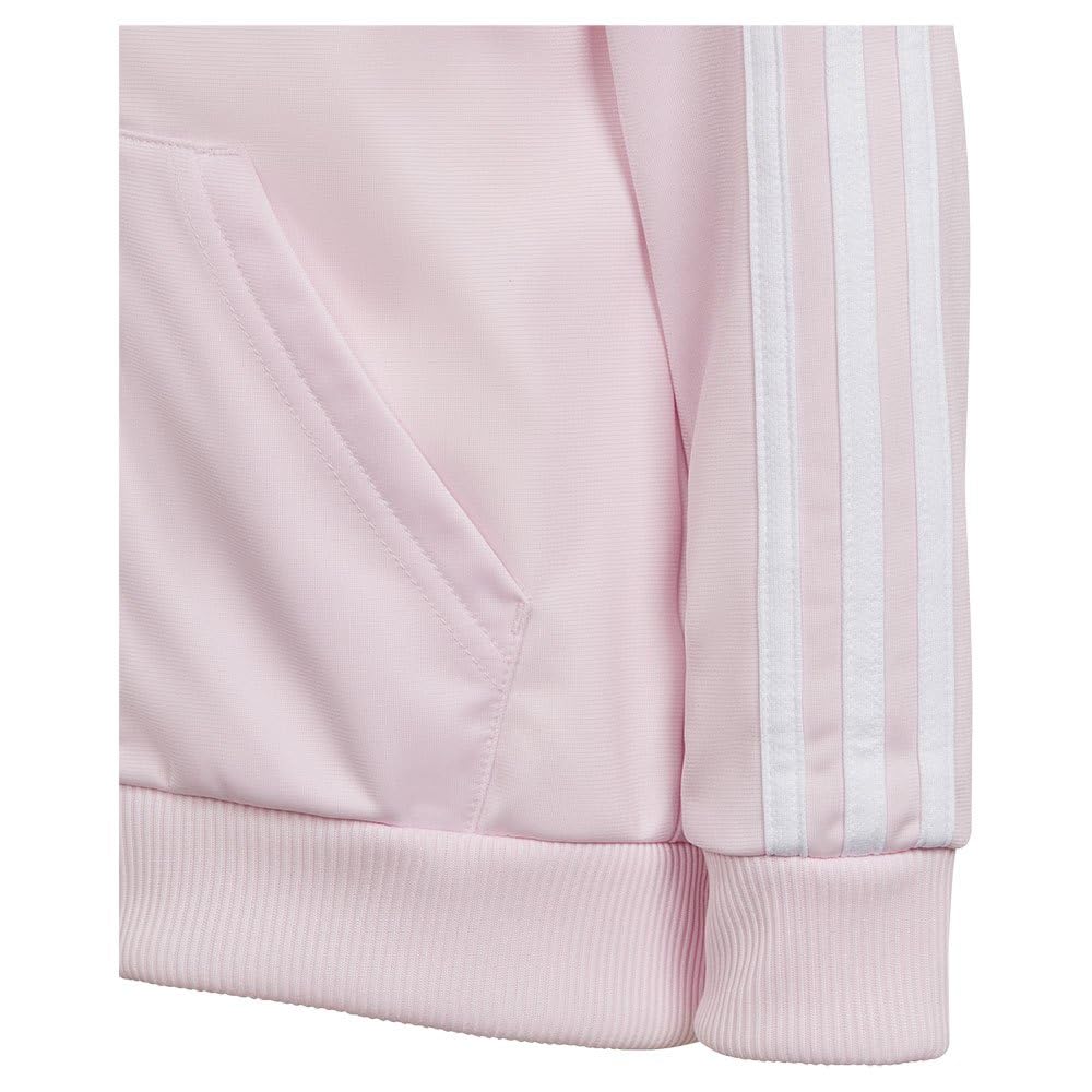 adidas Unisex Kinder Essentials 3-stripes Shiny Tracksuit Trainingsanzug