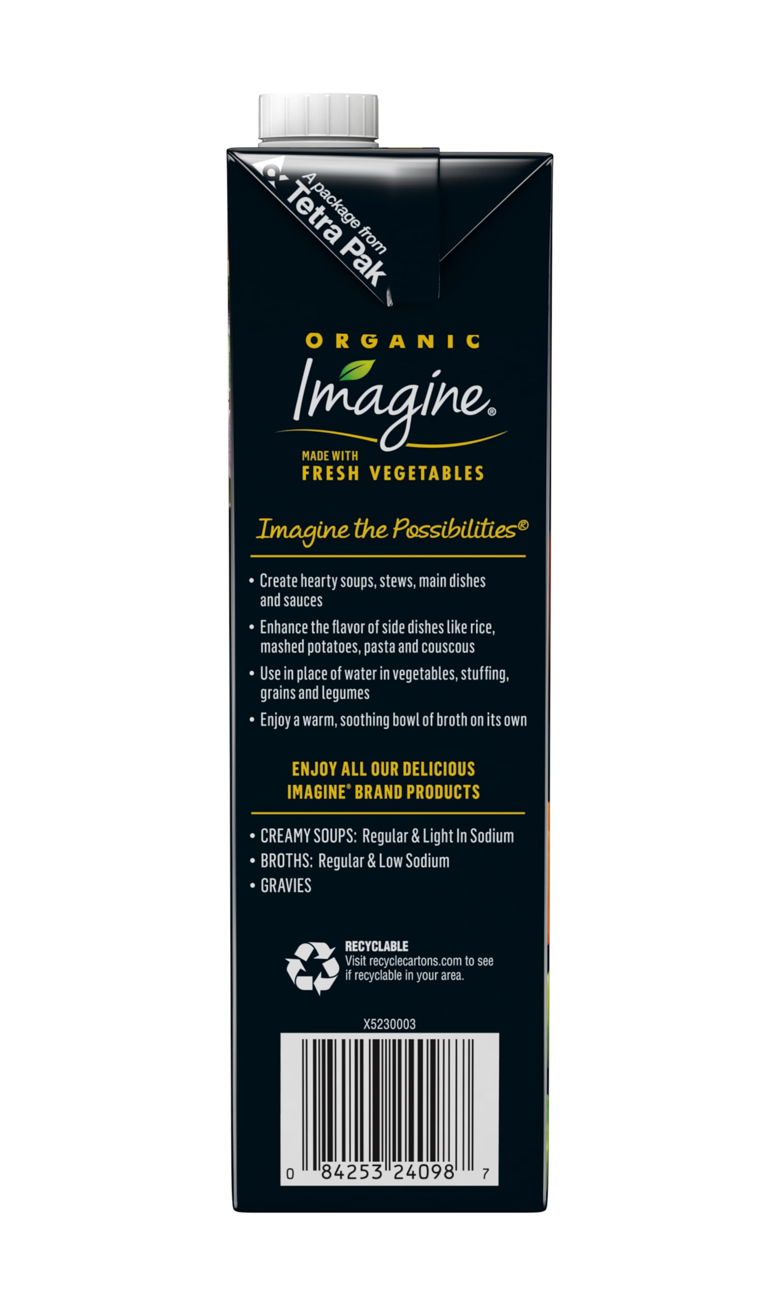 Imagine Foods, Broth No Chicken Low Sodium Organic, 32 Fl Oz