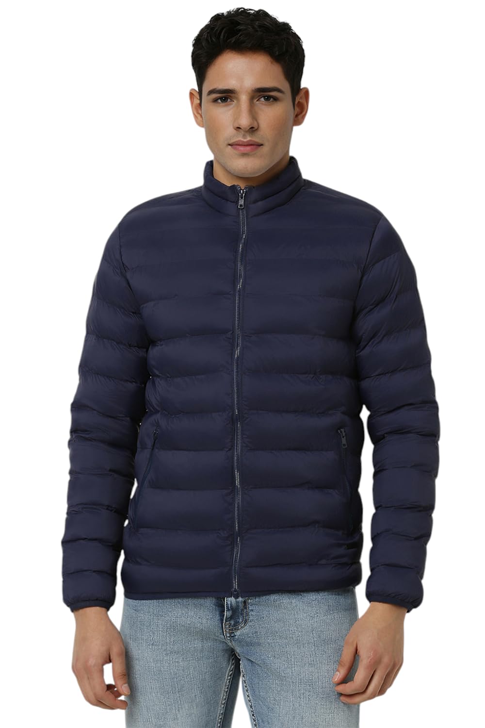 peter england Men's Polyester A-Line Standard Length Coat-picture-30
