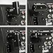 LyxPro XLR Angle Adapter Dual Male and Female can be positioned to 4 Different Angles Right Left and 90 Degree Great for Mixers That Interfere with Other Applications