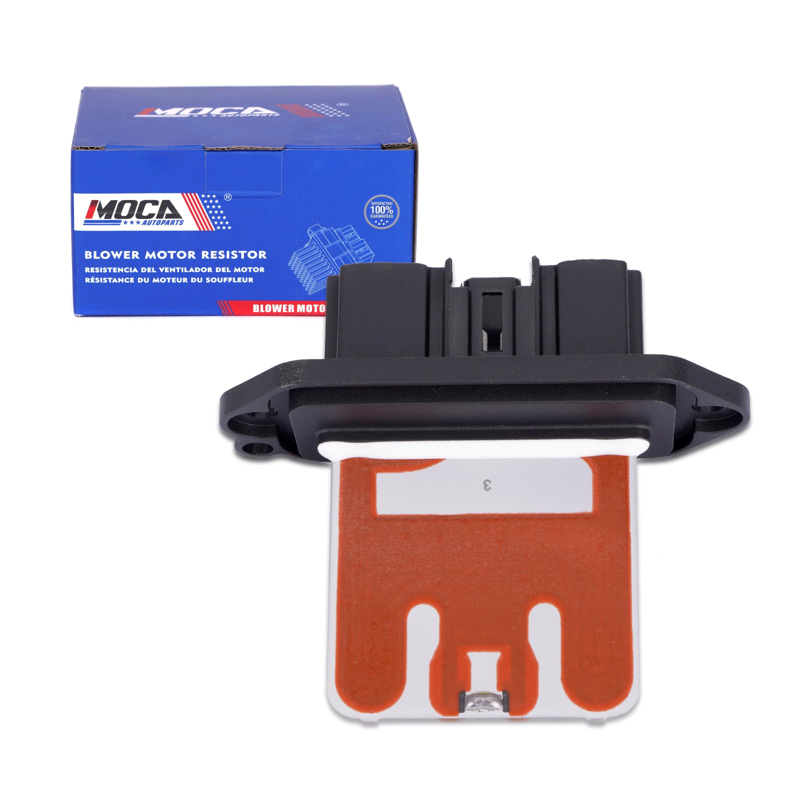 MOCA Heater Blower Motor Resistor Compatible with 2010-2013 for Mazda 3, 2010-2013 for Mazda 3 Sport Without Auto Temperature Control, Without Wire