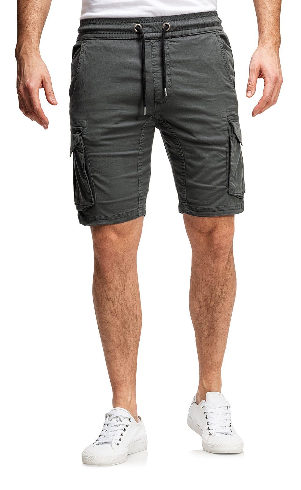 Alpha Industries Cotton Twill Jogger Men's Shorts Vintage Grey