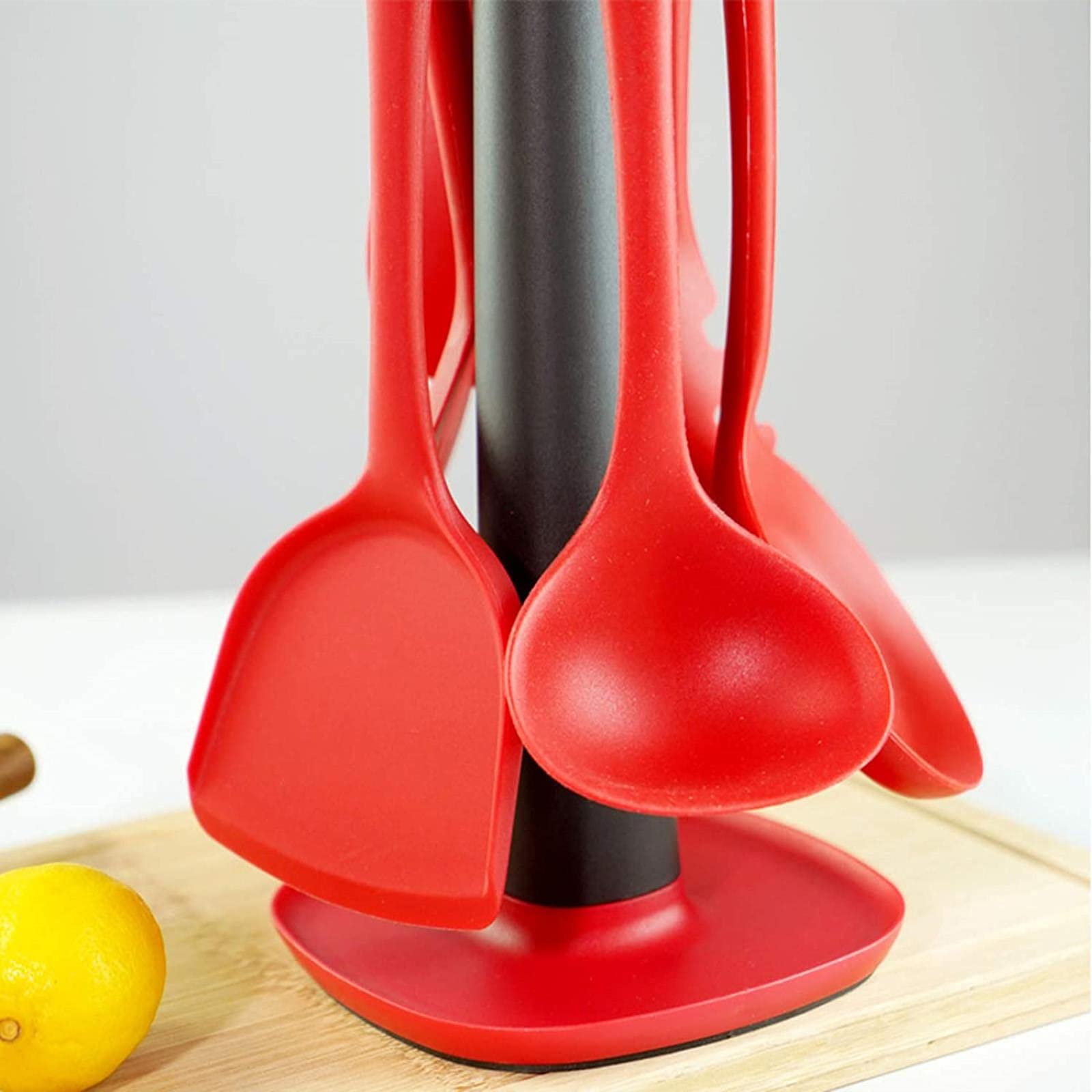 Langlebiges Küchenutensilien-Set - Kochutensilien-Set - Silikon-Küchenutensilien - Antihaft-Kochgeschirr mit Spachtel-Set - Küchenhelfer Kitchen GAD