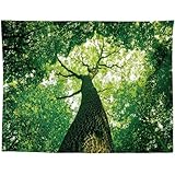 [KMBIGNK] タペストリー 森 デザイン18 森林 風景 230*150 霧 ぼかし ぼやけ 壁の装飾 アート 写真撮影の背景 多機能布 大判 インテリア アートポスター 撮影用 ビデオ会議 背景 モダンアート ソファーカバー 室内装飾 模様替え