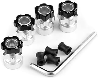 Benedict Harry 4PCS RC Hex Hub 12mm(+10mm) Brass Wheels Hex Hub Extension Hex Drive Adapter for Tra-xxas Slash 4X4 VXL