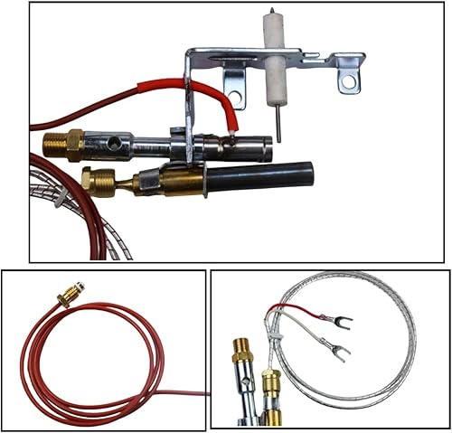 Miniatura 3 de LPG8414 PP225 103778-01 R3623 14D0477 piezas de calentador propano (LP) ODS Pilot Asamblea w/Thermopile y termopar