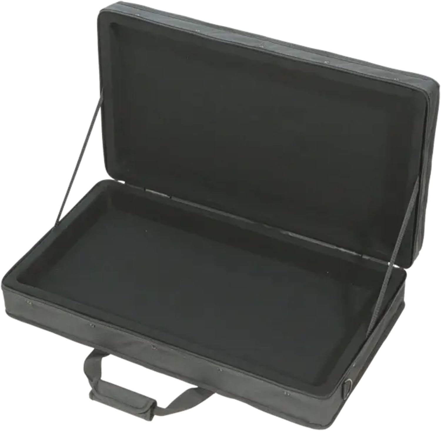 SKB 27”x14” Controller Soft Case - Padded Bag w/ Rigid Foam Frame, Shoulder Strap and Double Zippers for DJ Controllers & Small MIDI Keyboards, Black