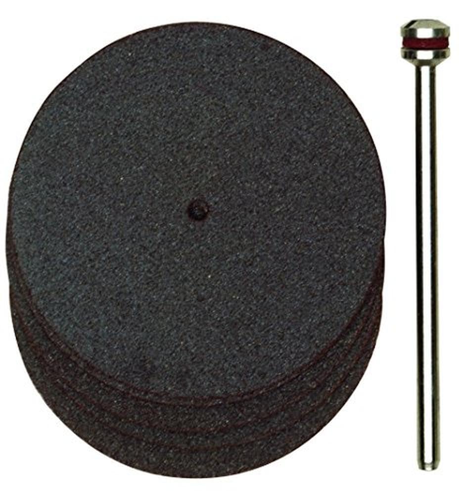 Proxxon 28820 zestaw tarcz do cięcia 38 mm 5 sztuk + nośnik, szary