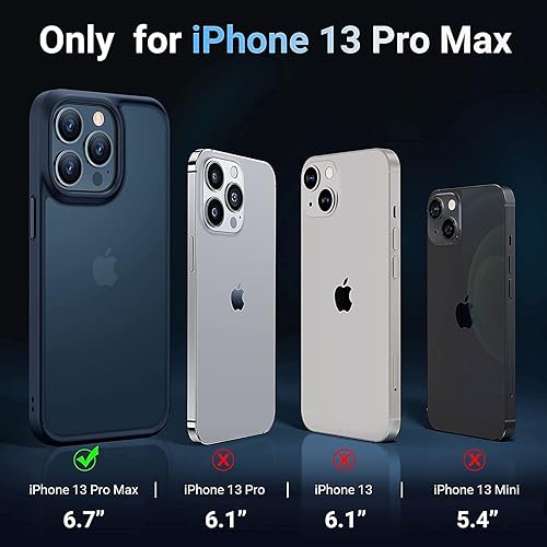 Miniatura 136 de TORRAS - Funda a prueba de golpes para iPhone 14 (contra caídas de grado militar de 10 pies), elegante, parte trasera translúcida y borde suave