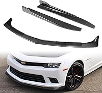 Vista 9 de Q1-TECH, 5 piezas de borde de parachoques delantero + falda lateral Rocker Winglet Canard difusor ala compatible con Chevy Camaro SS / Z28 / V8