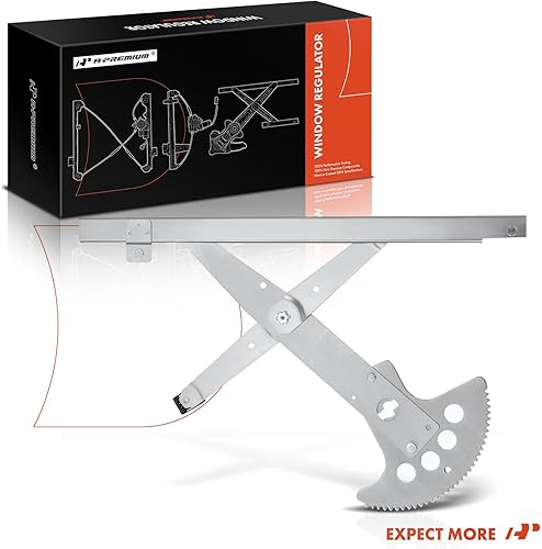 Miniatura 8 de A-Premium Elevalunas eléctrico delantero del lado del conductor sin motor compatible con Chevrolet Malibu 1997-2003, Classic 2004-2005 y Oldsmobile