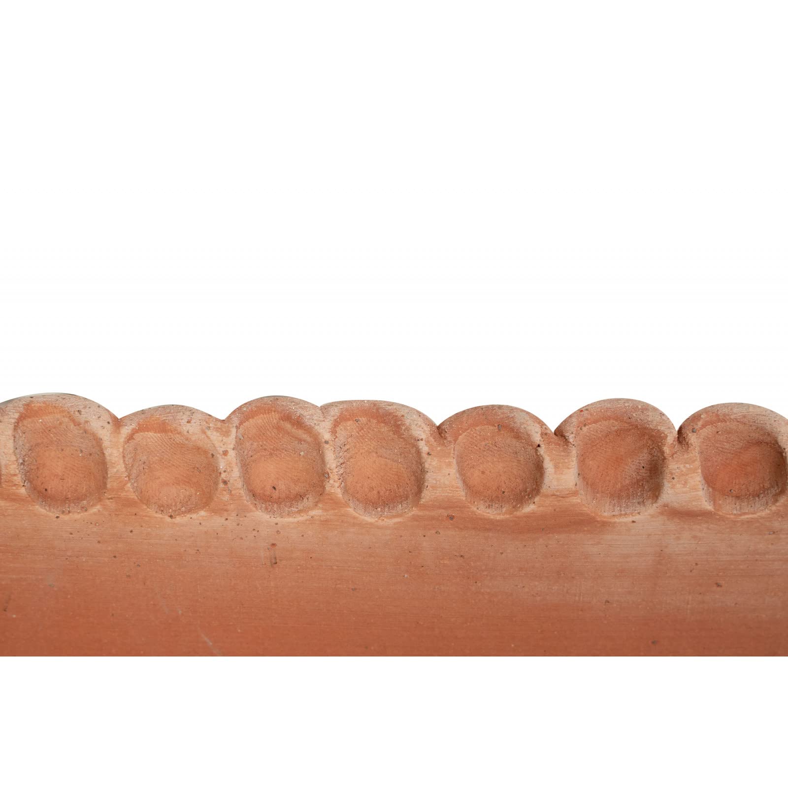 Biscottini vaso terracotta rettangolare 42x25x17 cm | Coprivaso da esterno Made in Italy | Vasi da esterno grandi
