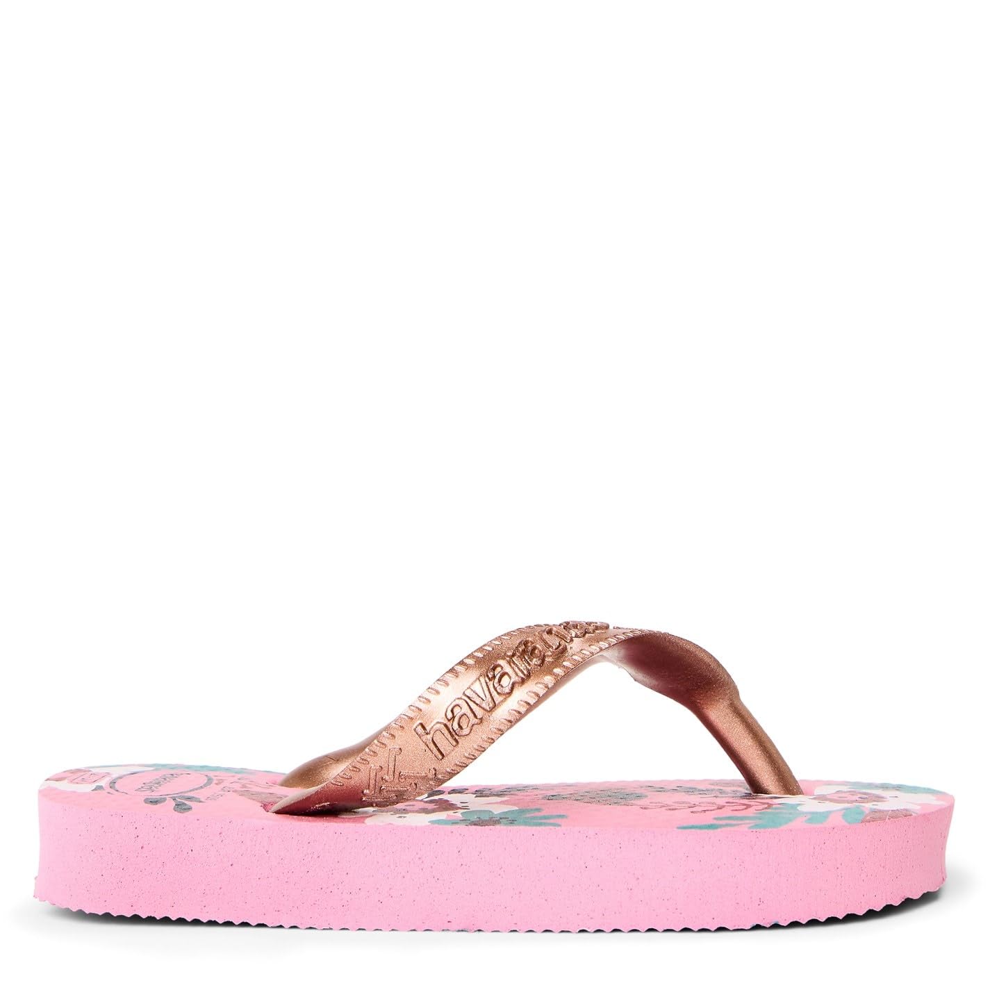 Havaianas Kids Flores Girls FlipFlop Pink Lemonade 9/9.5 UK Child