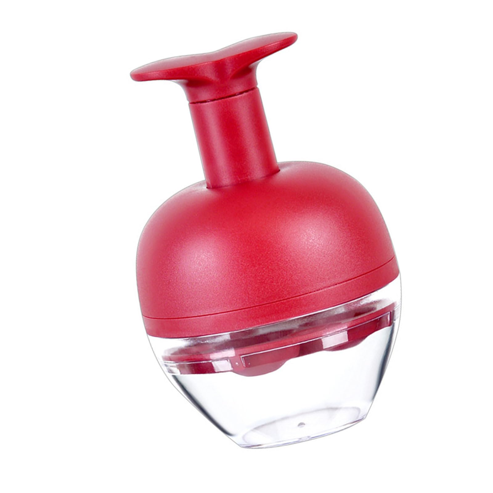 MALSSE Quick Press Cherries Pitter Tool 4 Steel Ergonomic Handle Manual Fruit Stone Extractor Corer Kitchen Gadget Press Type Cherries Pitter