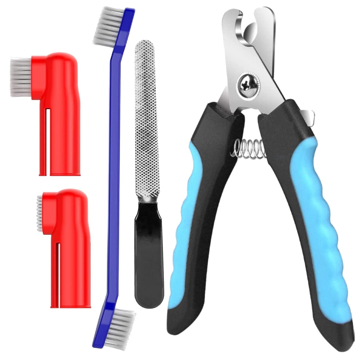 Pups&Pets Dog Grooming Kit - Dog Nail Clippers with Filer + Dog Toothbrush Kit for Dog, Puppy, Cat and Kitten - 2 in 1 Dog Combo (B09TPR4N27) Amazon Price History, Amazon Price Tracker