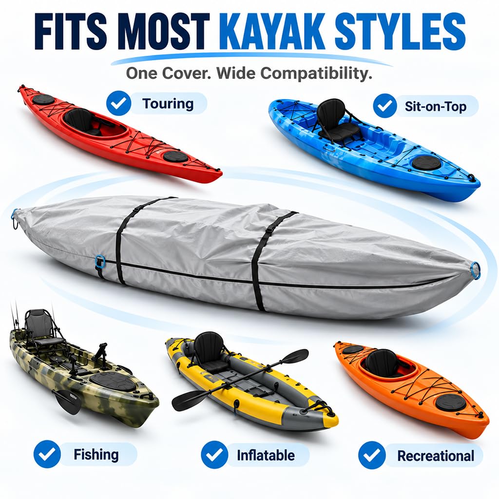 Copertura Kayak Rimessaggio per Lettmann Sunny 500