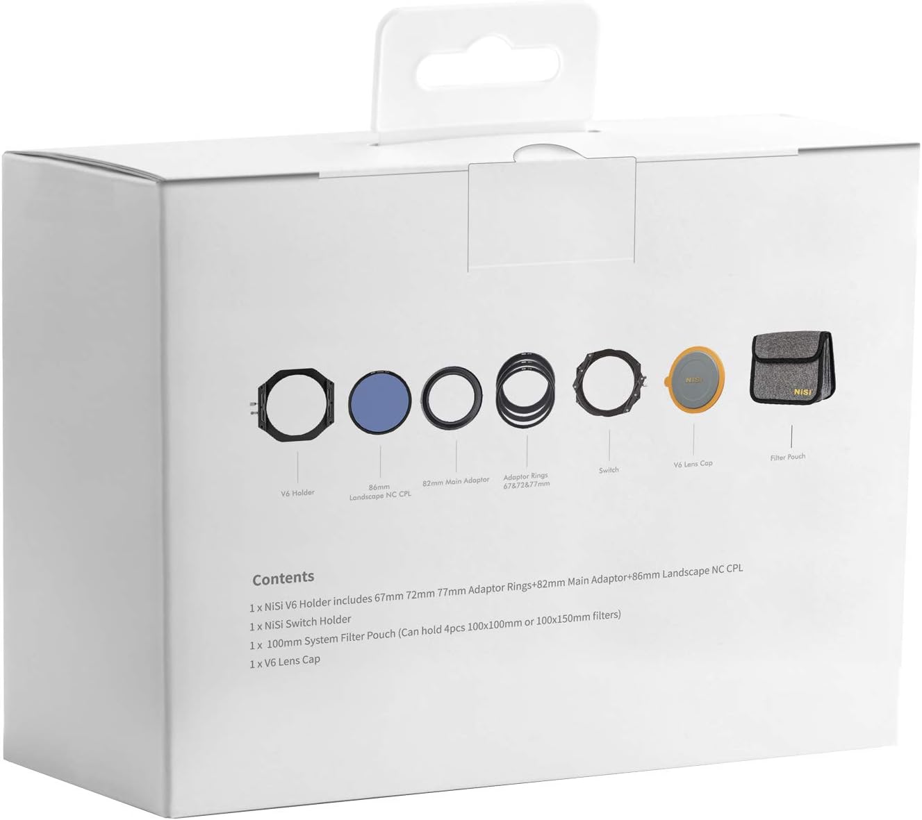 Exclusive NiSi V6 Switch Kit - 100mm Filter Holder with Enhanced Landscape CPL & Switch