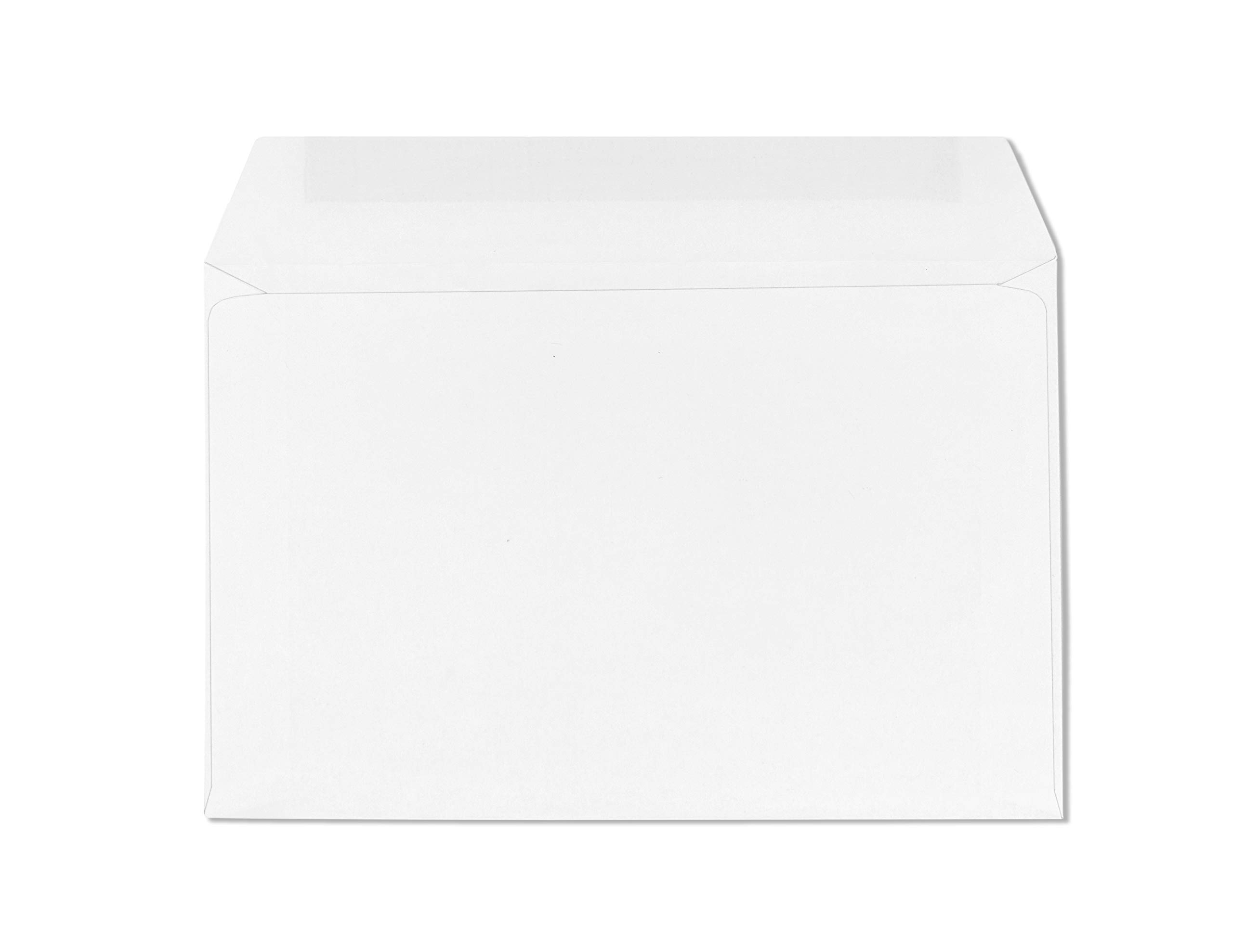 EnDoc 22,9 x 30,5 cm offene Seiten Booklet-Umschläge â€“ entworfen für Fotografie, Urlaubskarten, übergroÃŸe Hochzeitseinladungen, Schule & Büro â€“ 12,7 kg Papier, 22,7 x 30,5 cm, gummierter umschlag â€“ 100 Stück