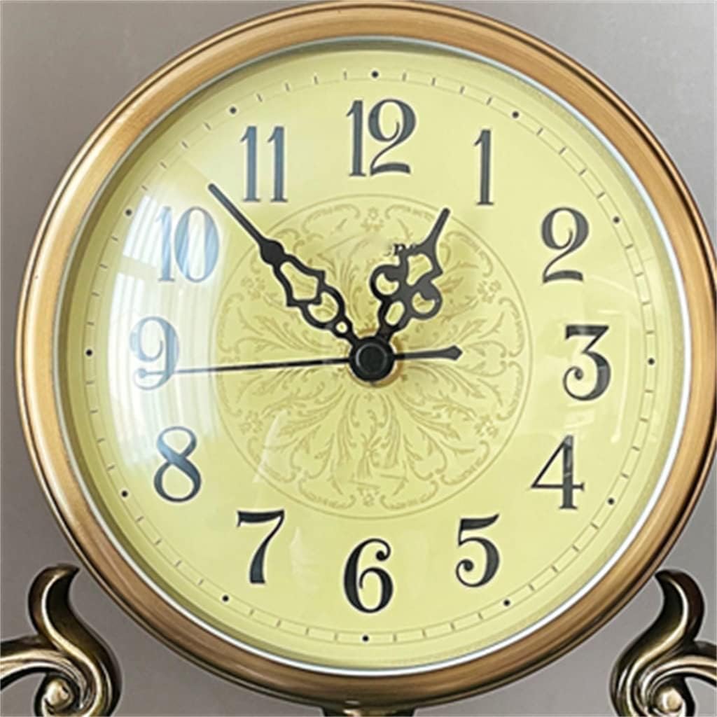 Chinese Clock, Seat, European Ornament, Retro Living Room, Silent Home Use