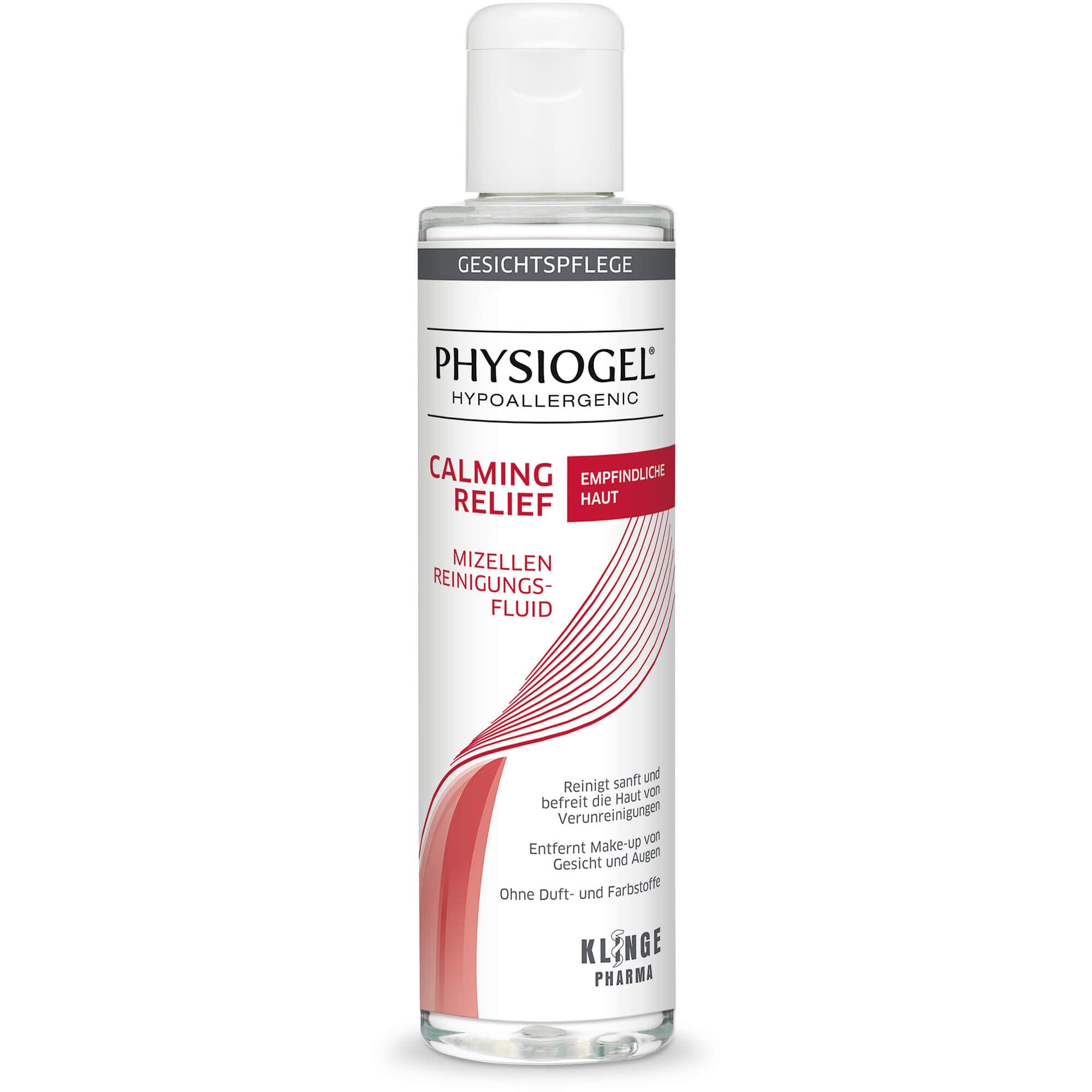 PHYSIOGEL Calming Relief Micellar Cleansing Fluid 200ml - Makeup Remover for Sensitive Skin - Gentle Facial Cleansing