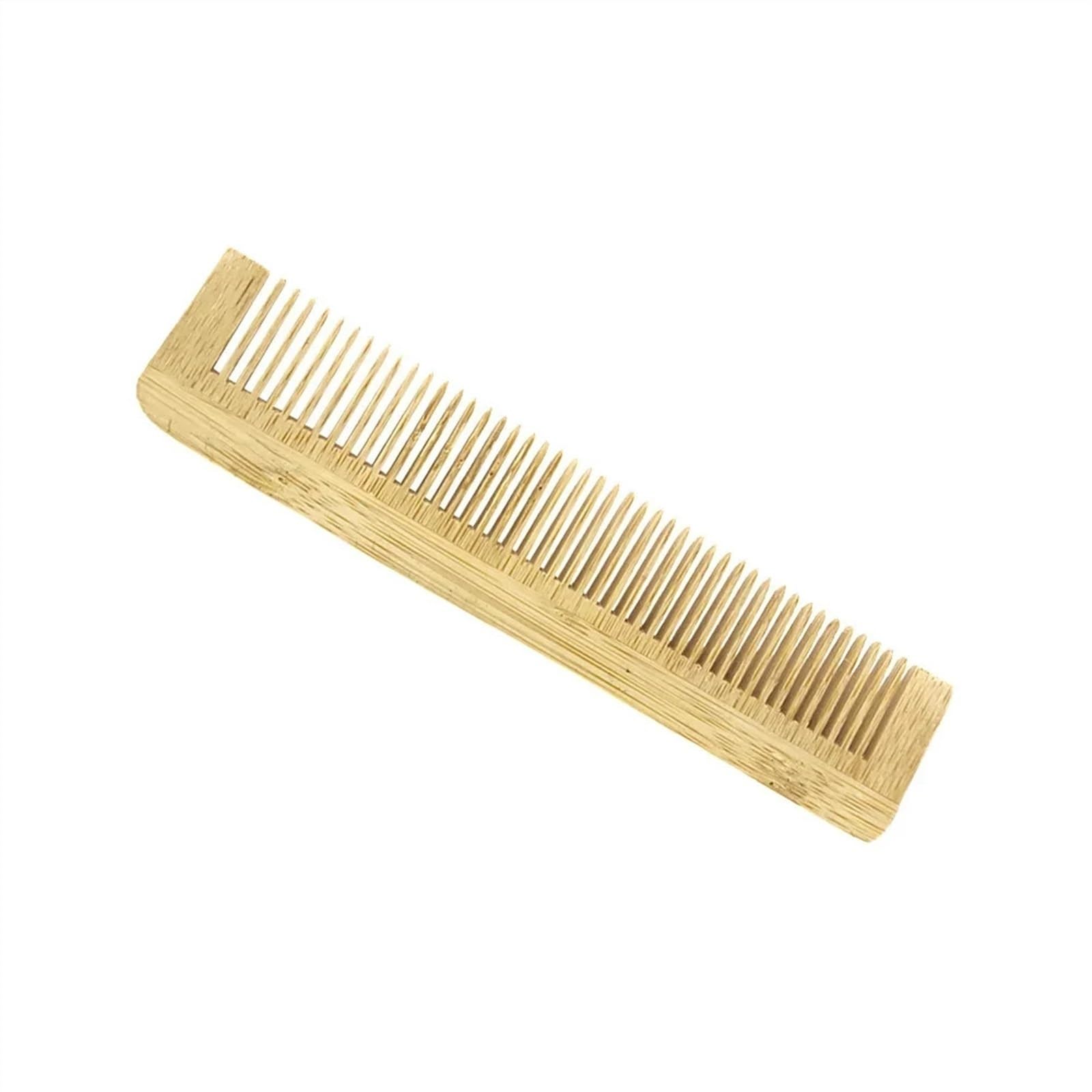 Peigne en bois de bambou portable pour massage du cuir chevelu au quotidien