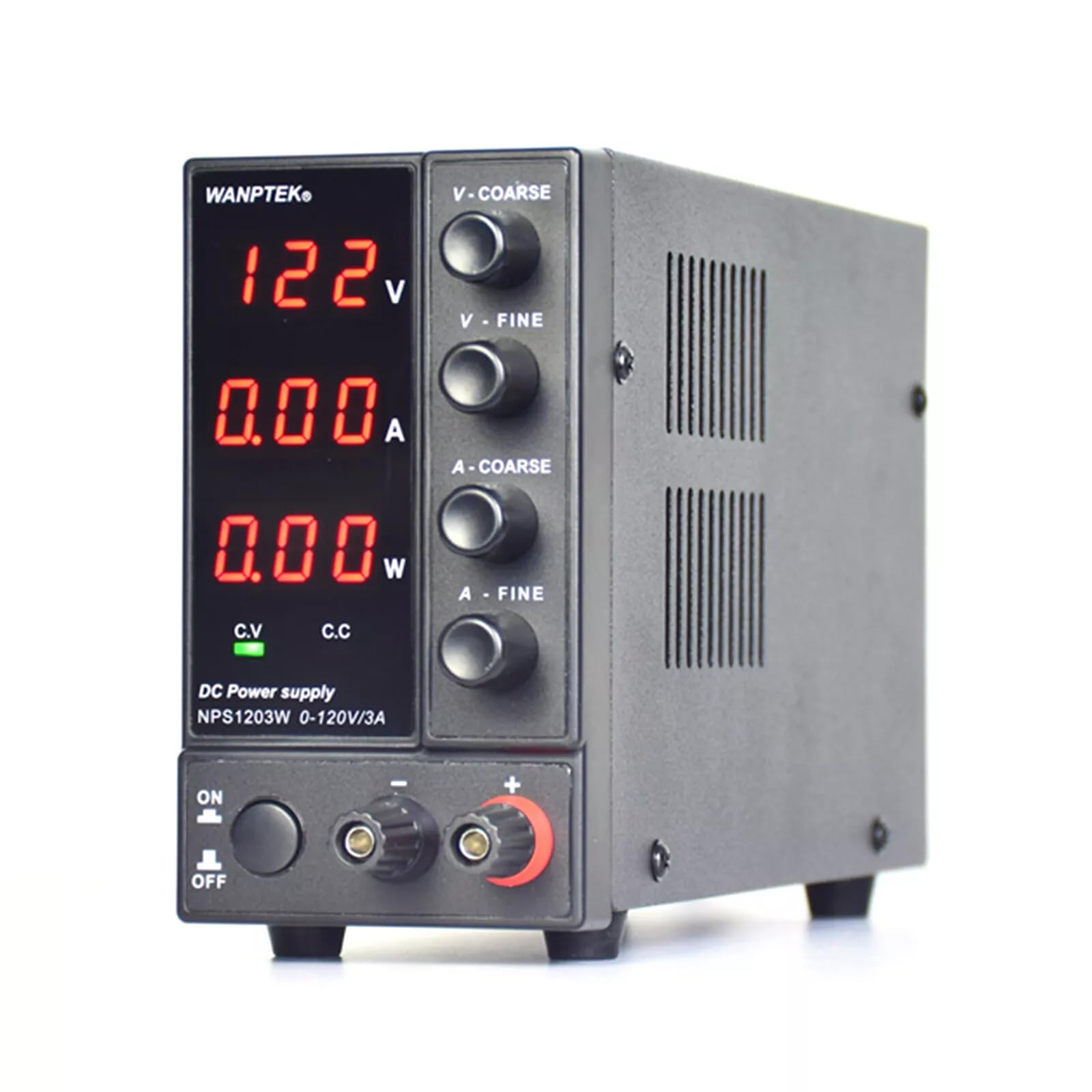 Alimentatore da laboratorio DC regolabile 0-120 V, trasformatore AC, alimentatore da laboratorio 3 A, 360 W, mini alimentatore, trasformatore da 220 V, alimentatore regolabile, alimentatore